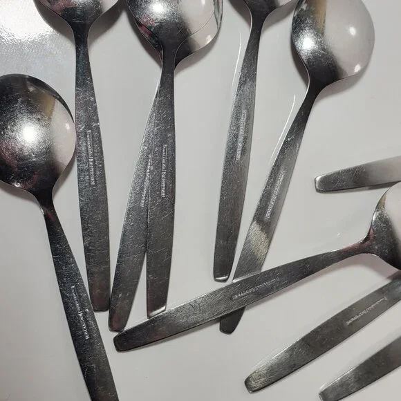 12 Rostfrei Small Tea DemitasseSpoons - Picture 11 of 11